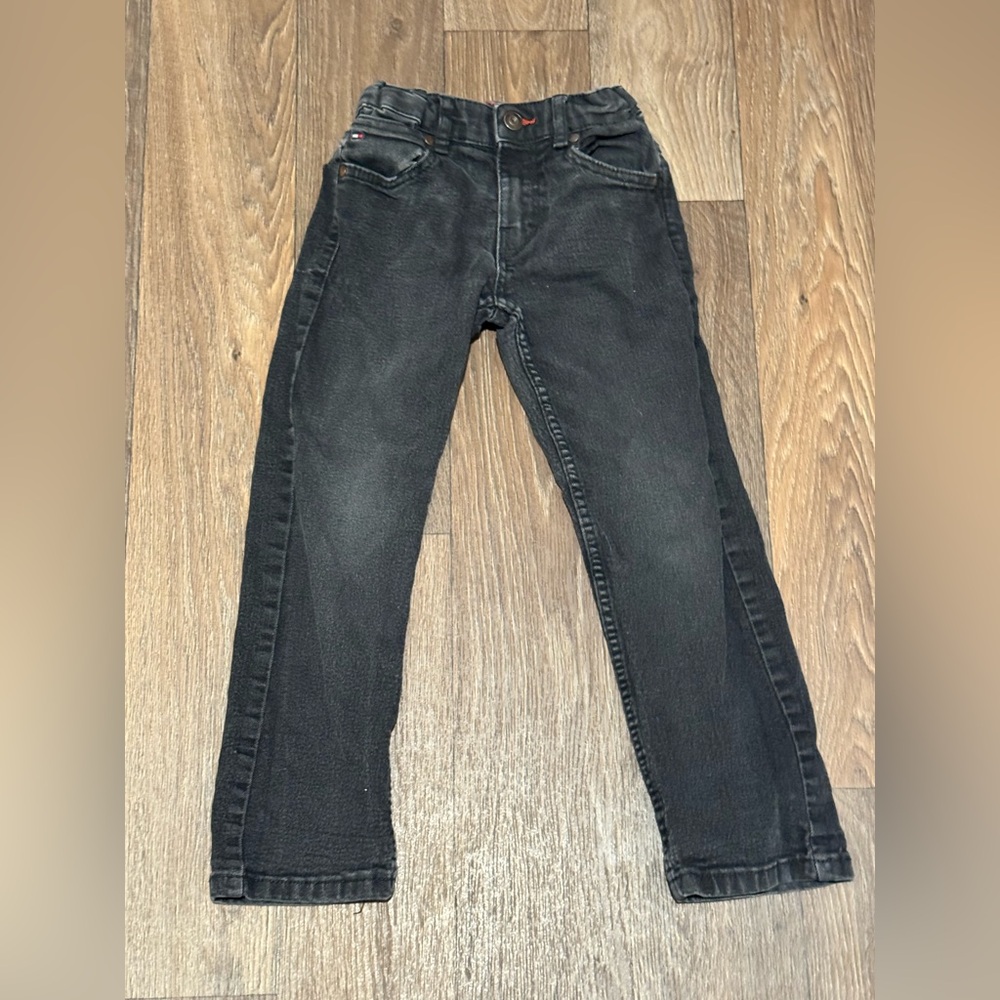 Tommy Hilfiger Kids Black Jeans Size 6